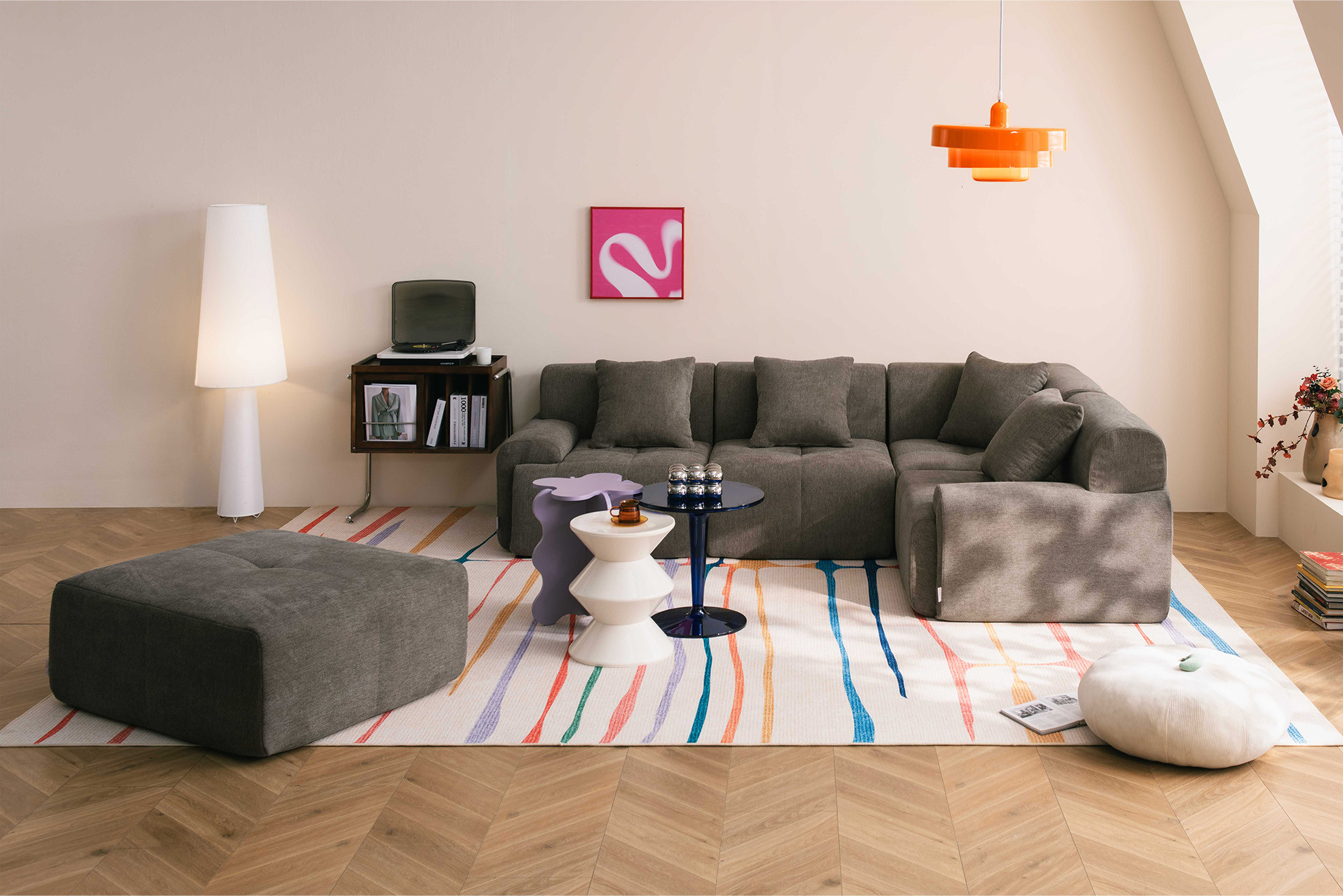 SofaMOUS modular corner sofa with five modules