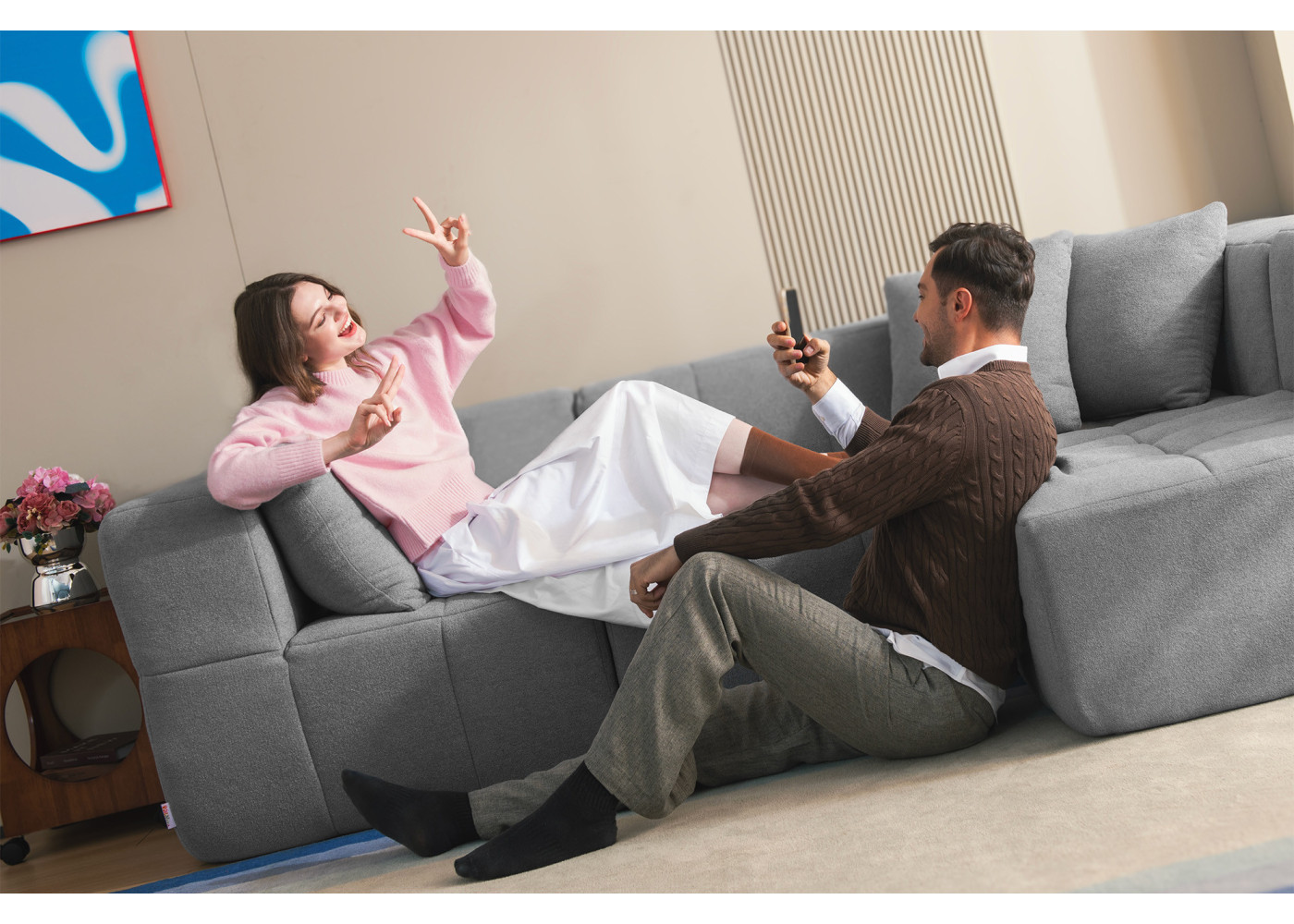 Canapé modulable sofaBULOUS cinq modules