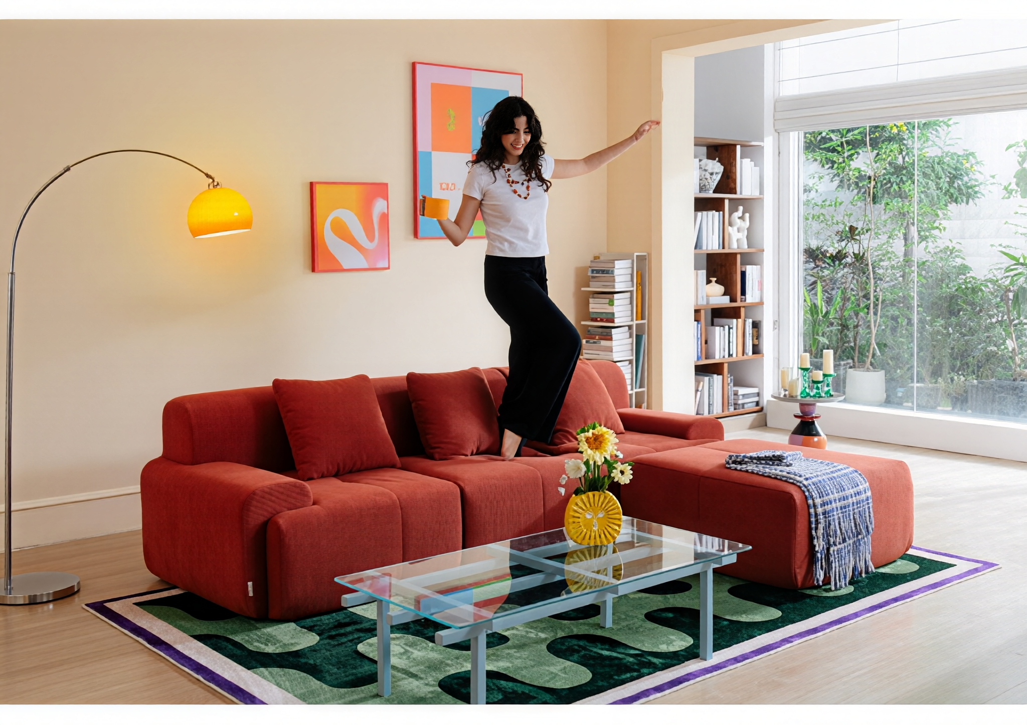 SofaMOUS modular corner sofa with five modules