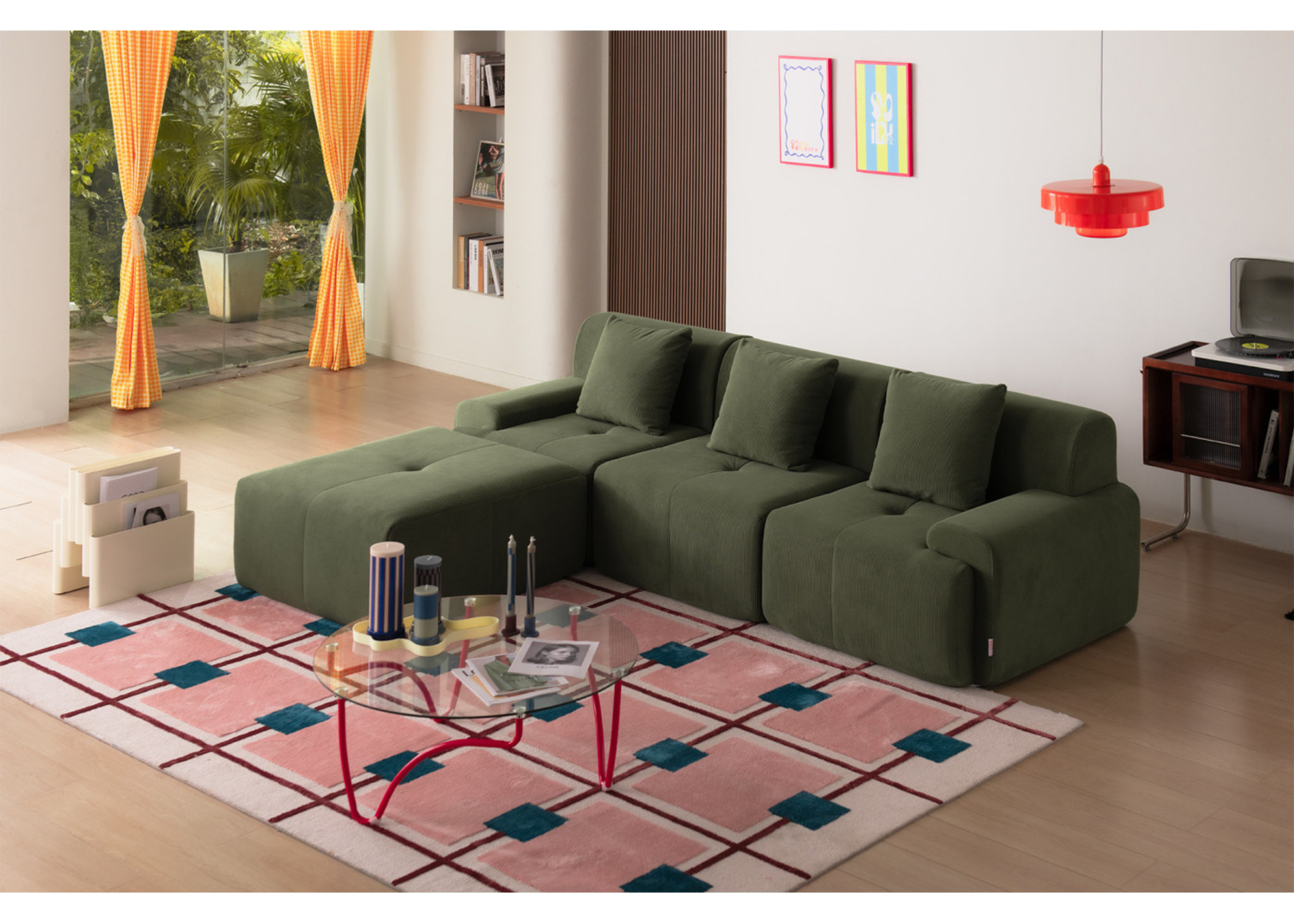 SofaMOUS modular corner sofa with five modules